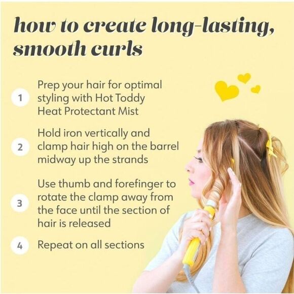 Drybar The 3-Day Bender Digital Rotating Curling Iron 1.25" - Picture 4 of 8